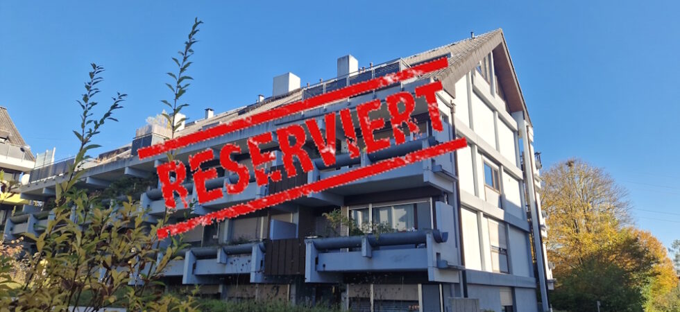 Reserviert!