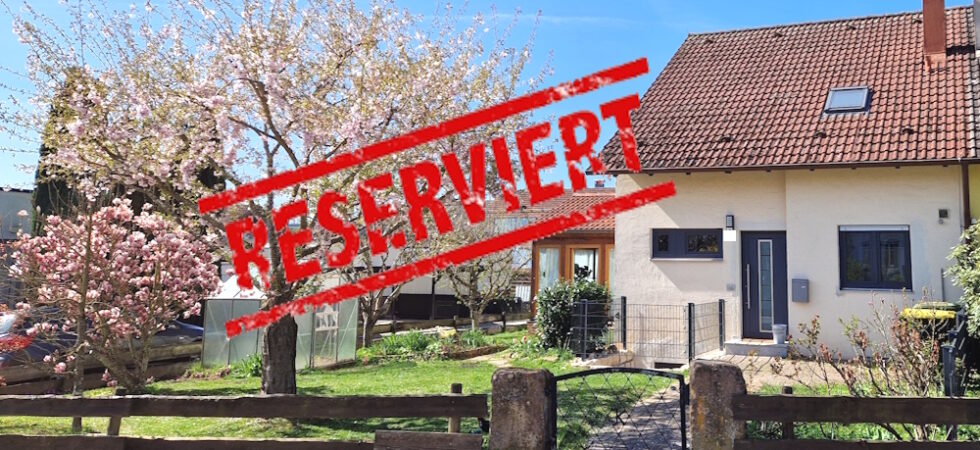 Reserviert!