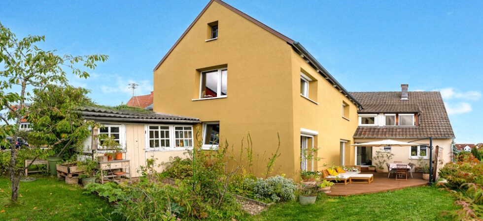 1791 -„Das große L“ – Ausnahmeobjekt mit 226m² Wfl.  mit Garten in BB-Dagersheim!