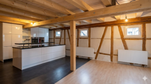 1813 – Liebhaberwohnung! 3,5 Zimmer mit Traum-Küche, Balkon und Garage im sanierten Fachwerk! 1813 – Liebhaberwohnung! 3,5 Zimmer mit Traum-Küche, Balkon und Garage im sanierten Fachwerk!